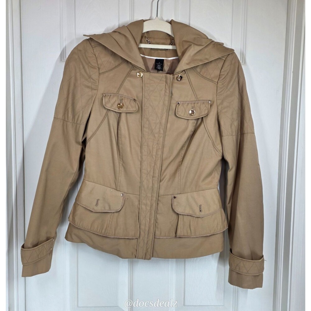 White House Black Market Beige Jacket Women's Size 2
